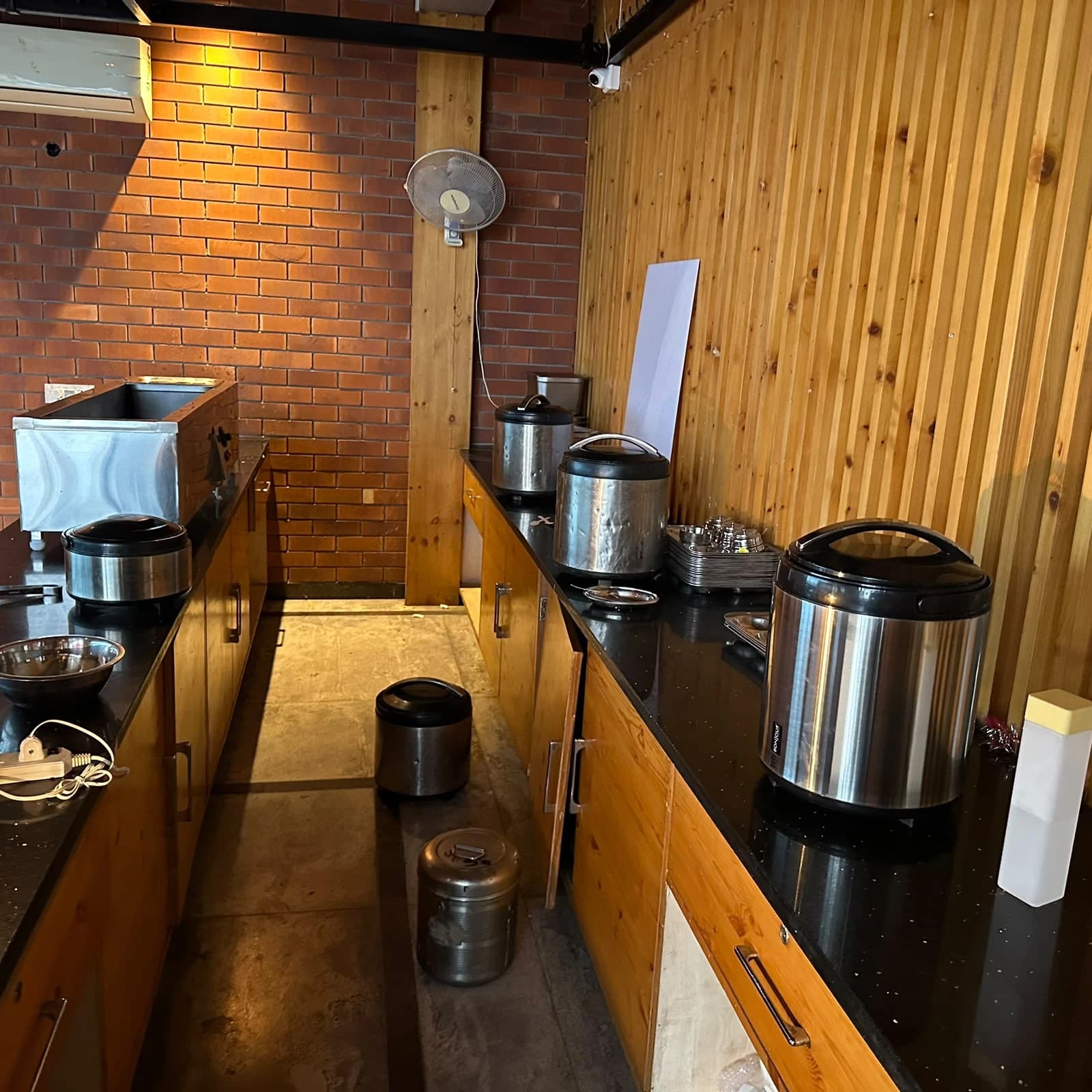 Twilight Tandoor's kitchen serving counter, Kharar