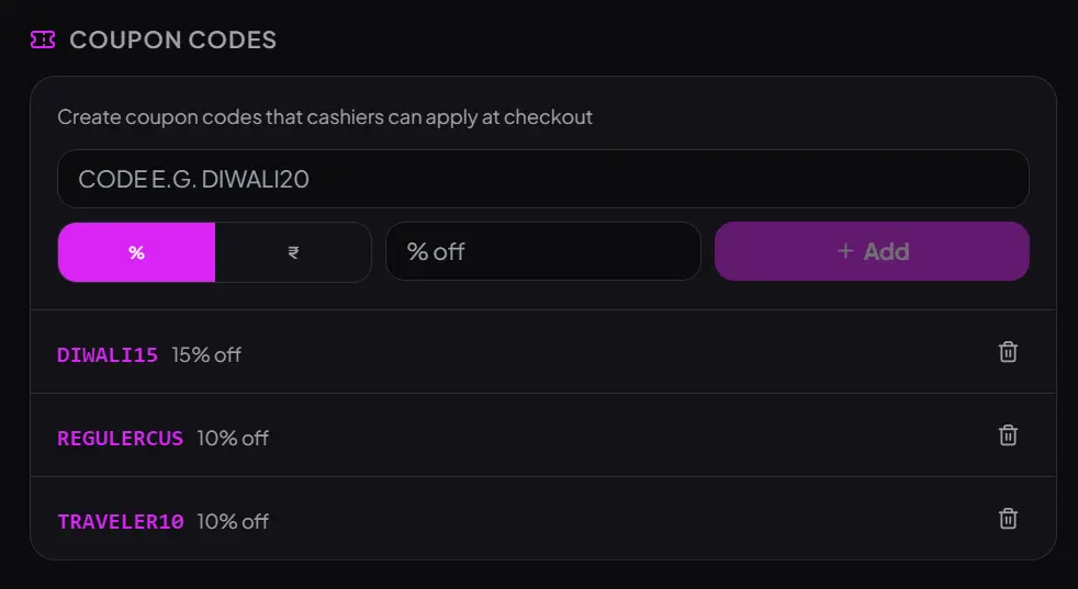 billzova restaurant loyalty points program India